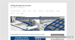 Desktop Screenshot of diegodelacotera.com